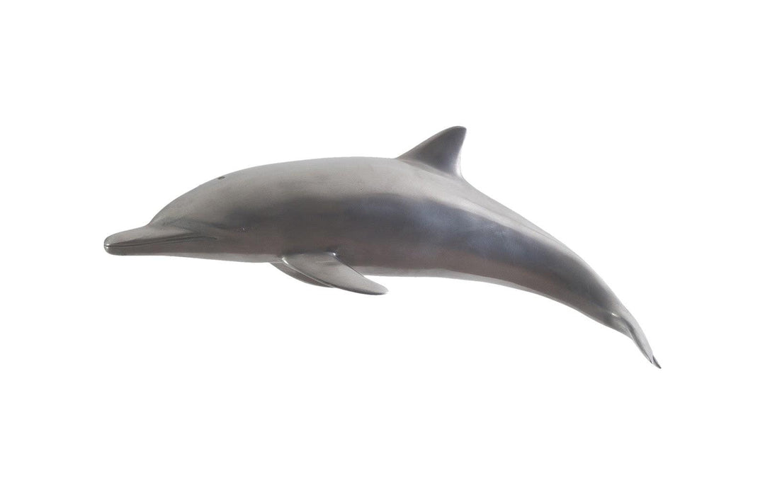 SwayLiving Dolphin, Polished Aluminum WALL ACCENTS