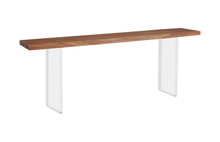 SwayLiving Floating Console Table, Acrylic Legs CONSOLE TABLES