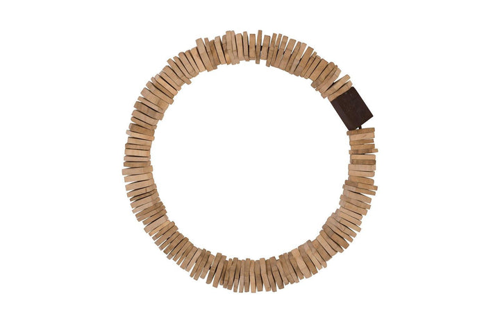 SwayLiving Stacked Wall Ring,  Bleached, SM WALL ACCENTS