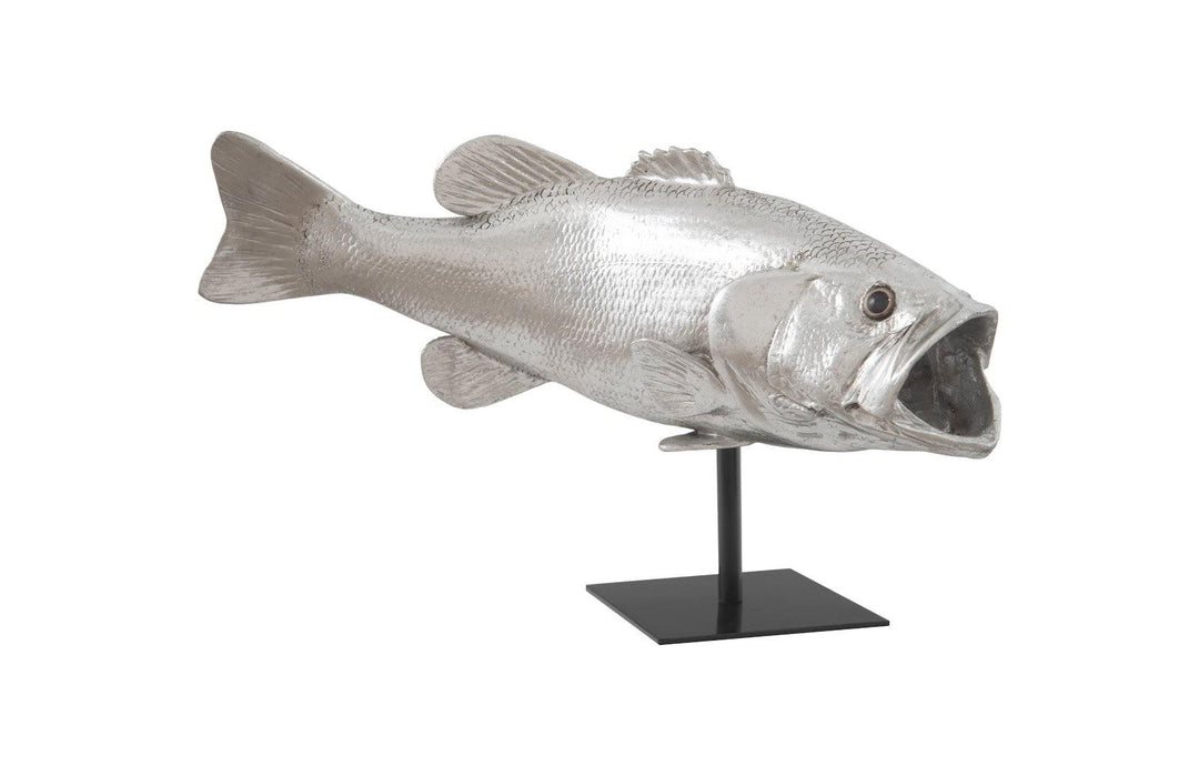 SwayLiving Large Mouth Bass Fish, with Stand DECORATIVE OBJECTS