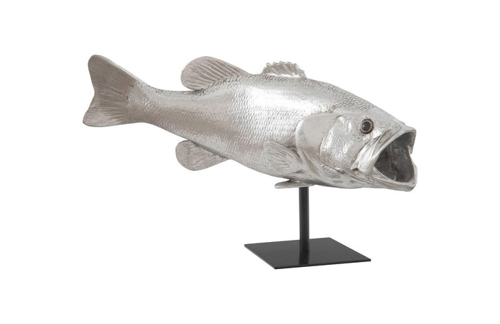 SwayLiving Large Mouth Bass Fish, with Stand DECORATIVE OBJECTS