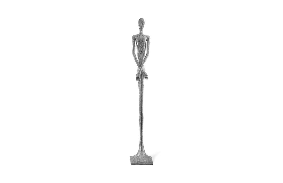 SwayLiving Lloyd Sculpture, Resin, Silver Leaf DECORATIVE OBJECTS
