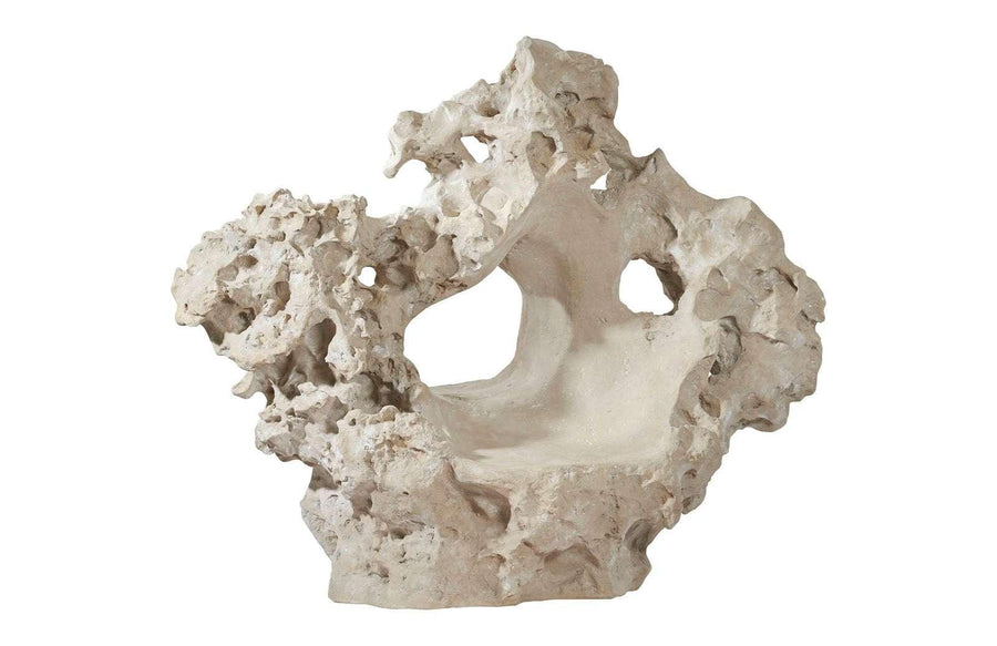 SwayLiving Colossal Cast Stone Sculpture with Seat, Roman Stone DECORATIVE OBJECTS