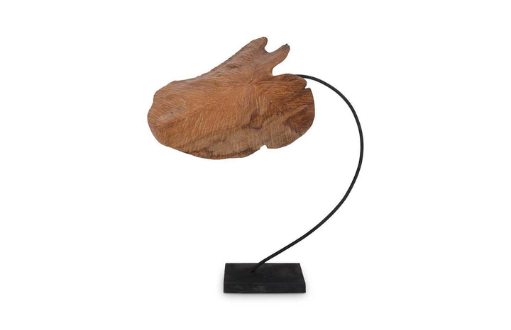 SwayLiving Carved Leaf Sculpture, LG DECORATIVE OBJECTS