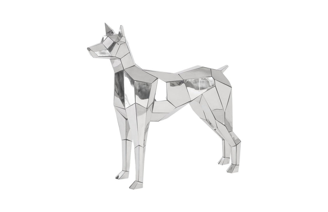SwayLiving Crazy Cut Dog, Stainless Steel, Silver DECORATIVE OBJECTS
