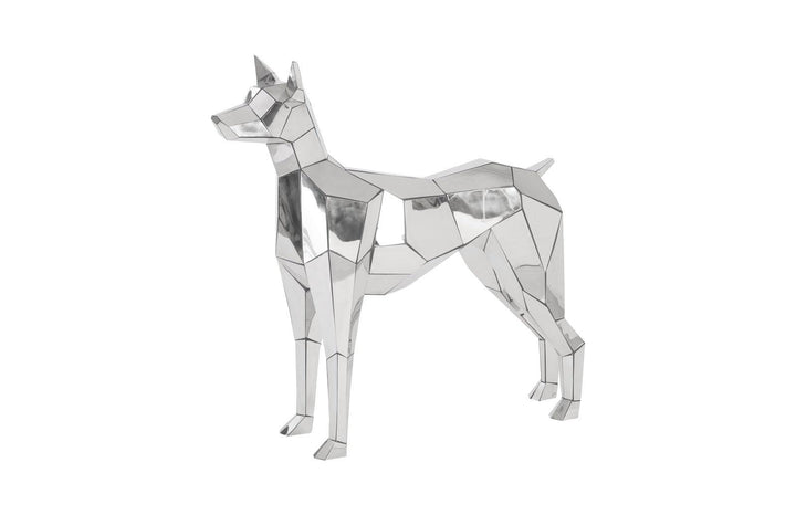 SwayLiving Crazy Cut Dog, Stainless Steel, Silver DECORATIVE OBJECTS
