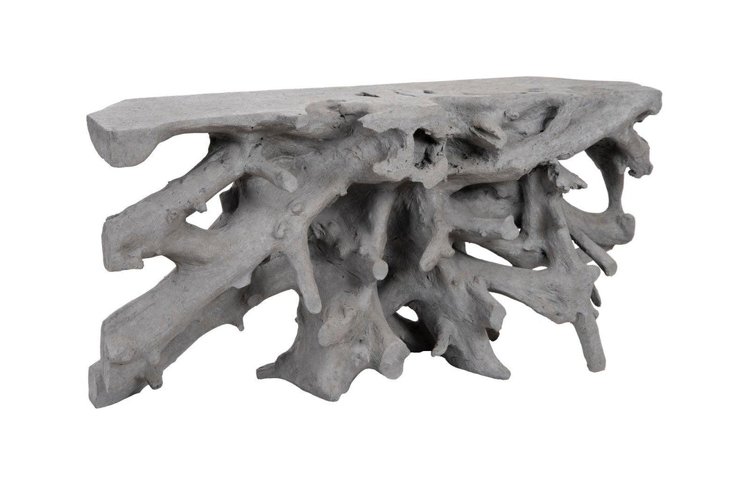 SwayLiving Cast Root Console, Charcoal Stone CONSOLE TABLES