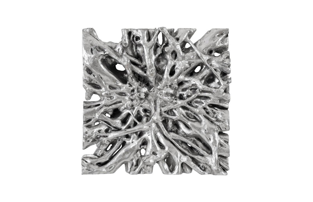 SwayLiving Square Root Wall Art, Silver Leaf, MD WALL ACCENTS
