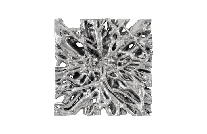 SwayLiving Square Root Wall Art, Silver Leaf, MD WALL ACCENTS