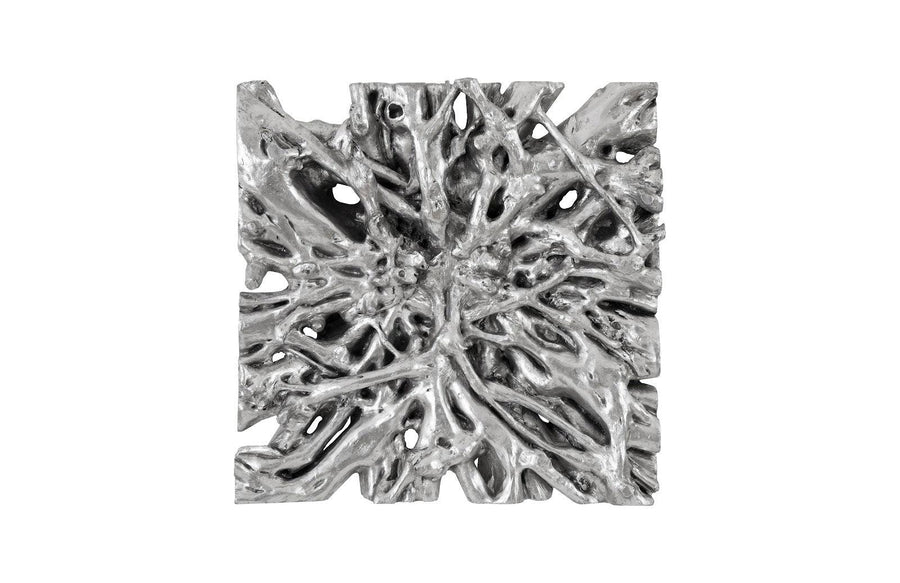SwayLiving Square Root Wall Art, Silver Leaf, MD WALL ACCENTS