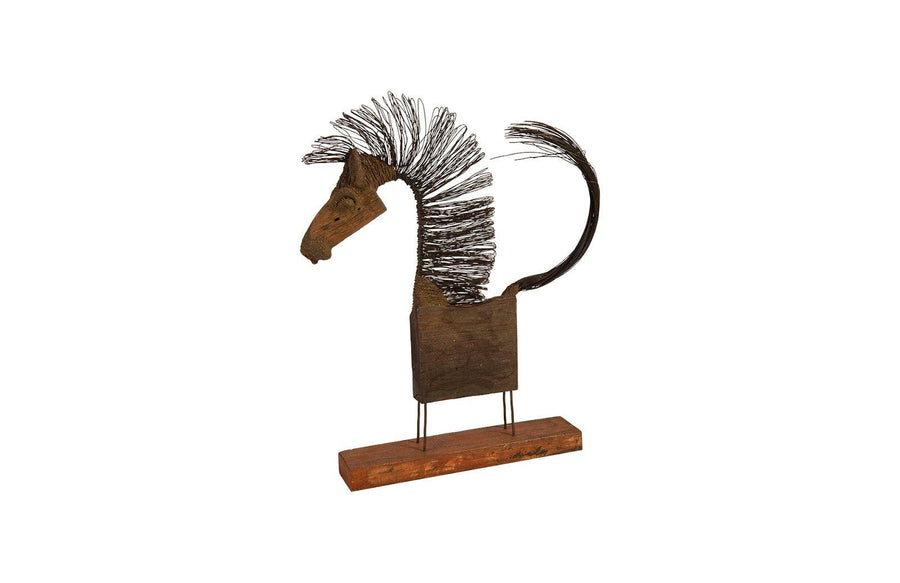 SwayLiving Wire Horse Sculpture, MD Body DECORATIVE OBJECTS