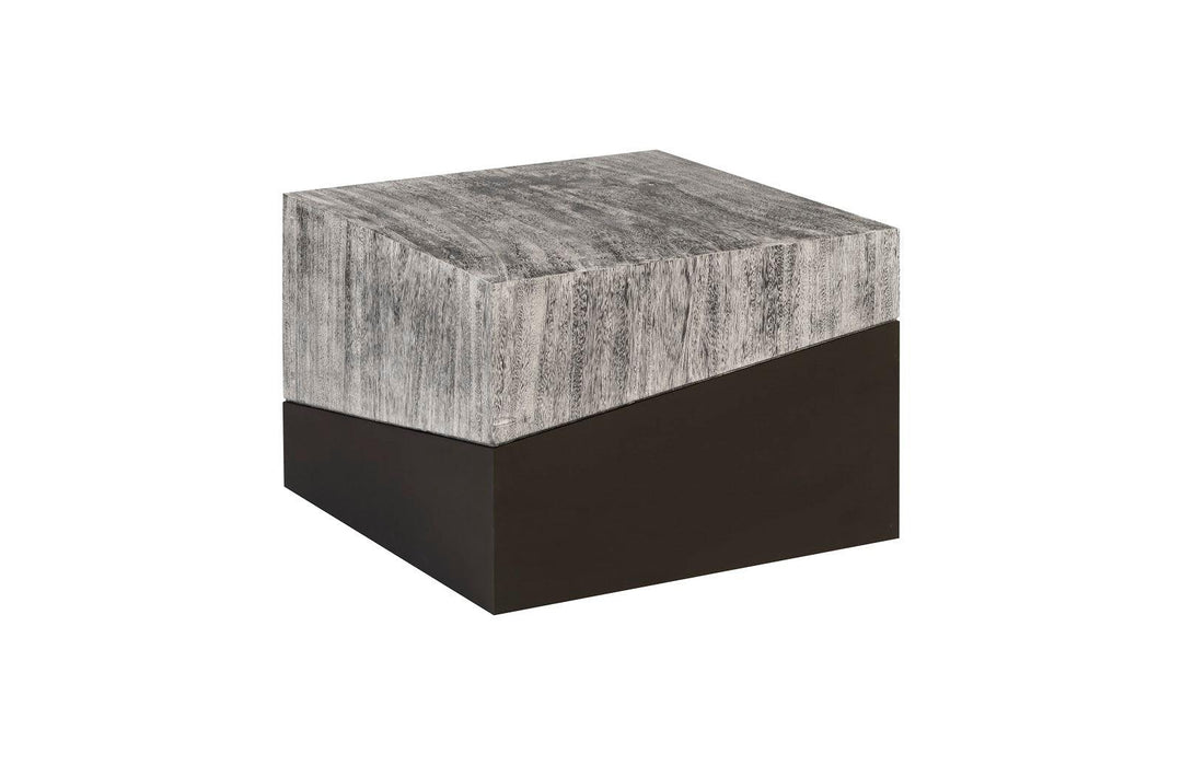 SwayLiving Geometry Small Coffee Table, Gray Stone COFFEE TABLES