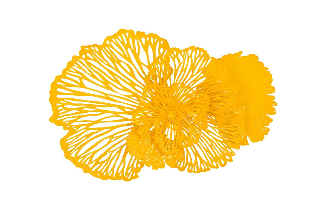 SwayLiving Flower Wall Art, Medium, Dandelion, Metal WALL ACCENTS
