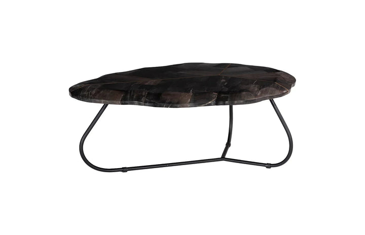 SwayLiving SwayLiving Mosaic Leaf Petrified Wood Coffee Table