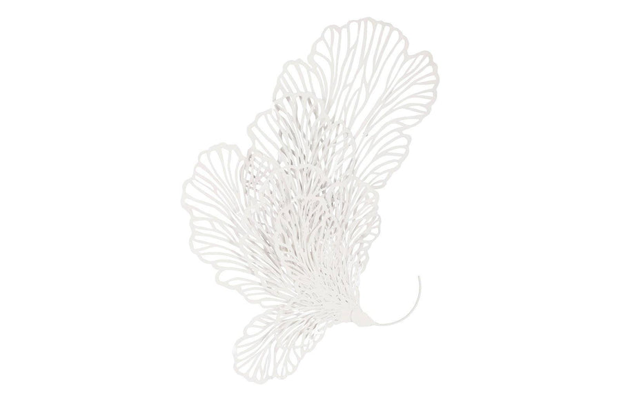 SwayLiving Butterfly Wall Art, White, LG WALL ACCENTS