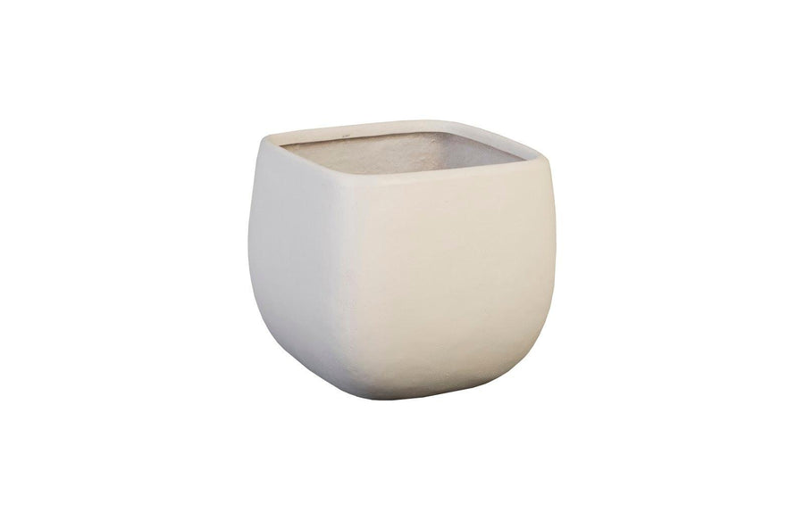 SwayLiving Ava Planter, Small, White PLANTERS