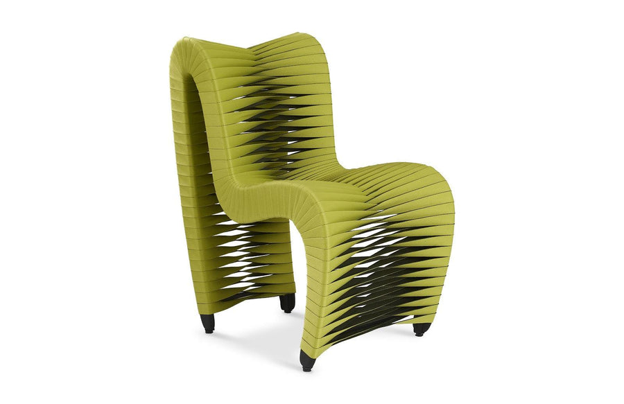 SwayLiving Seat Belt Dining Chair, Green - Set of 2 DINING CHAIRS