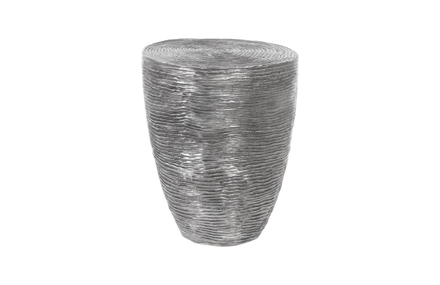 SwayLiving Ripple Side Table, Black/Silver, Aluminum ACCENT TABLES