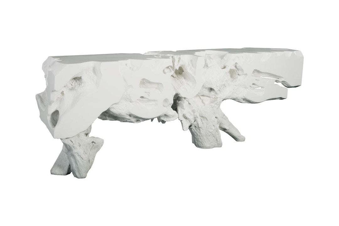 SwayLiving Freeform Console Table, Gel Coat White, Extra Large CONSOLE TABLES