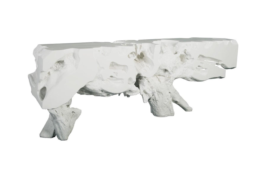 SwayLiving Freeform Console Table, Gel Coat White, Extra Large CONSOLE TABLES