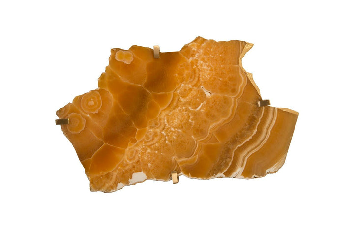 SwayLiving Gem Wall Tile in Brass Setting, Sand Onyx WALL ACCENTS