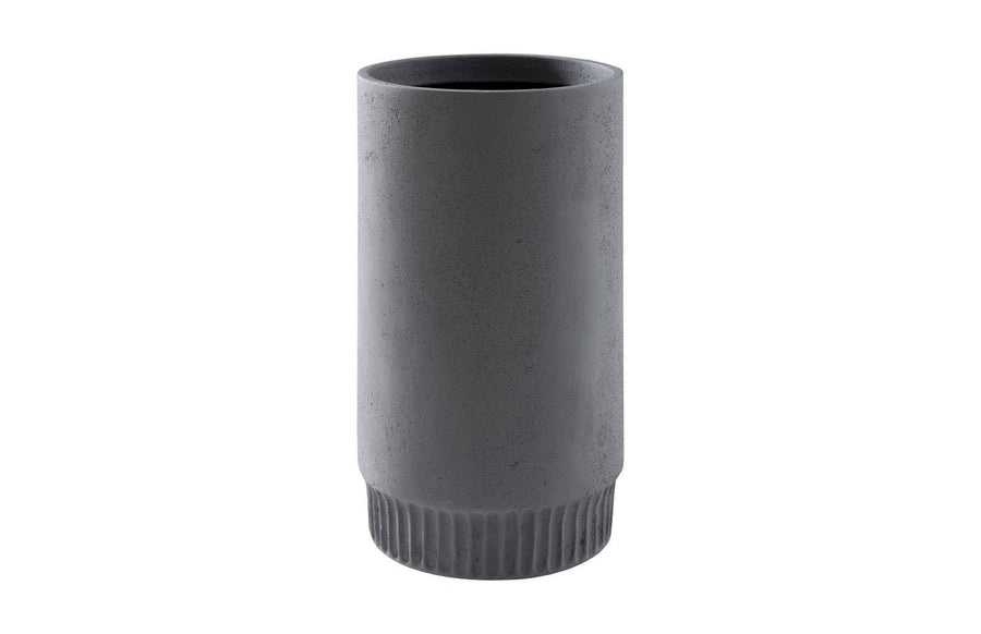 SwayLiving Harvest Planter, Medium, Dark Gray VASES, JARS, + BOTTLES