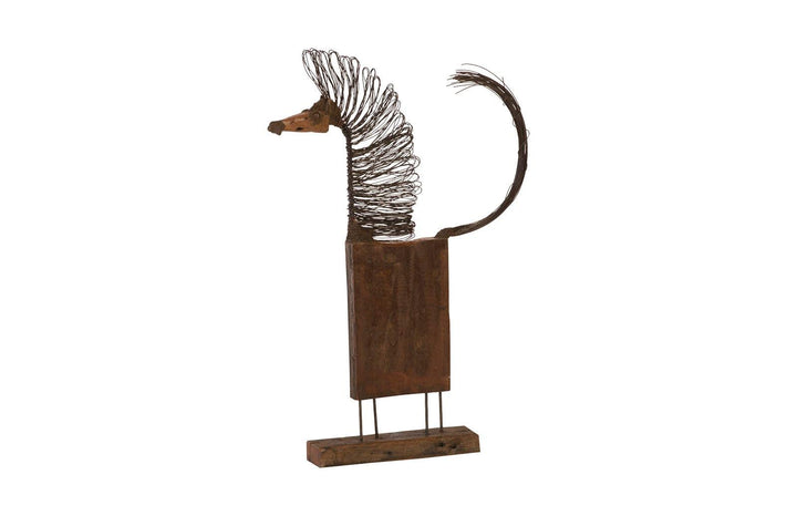SwayLiving Wire Horse Sculpture, Big Body DECORATIVE OBJECTS