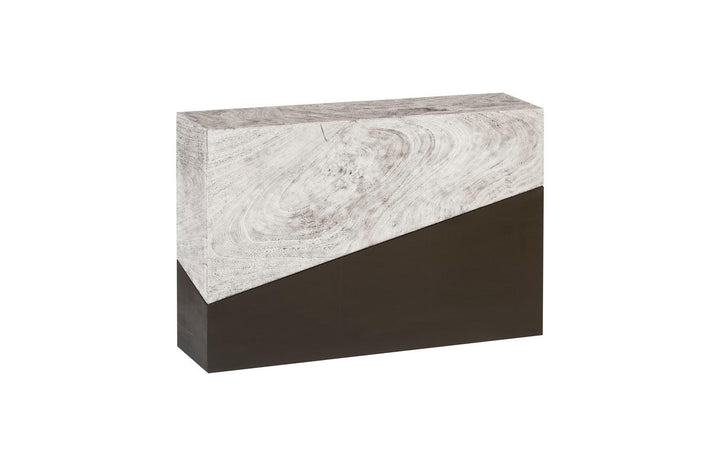 SwayLiving Geometry Console Table, Gray Stone CONSOLE TABLES
