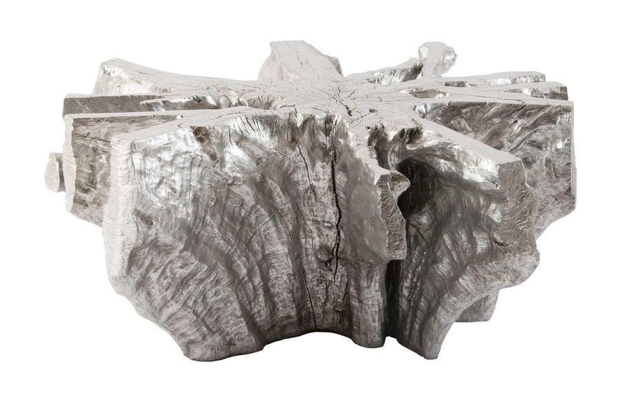 SwayLiving Dante Root Coffee Table, Silver Leaf COFFEE TABLES