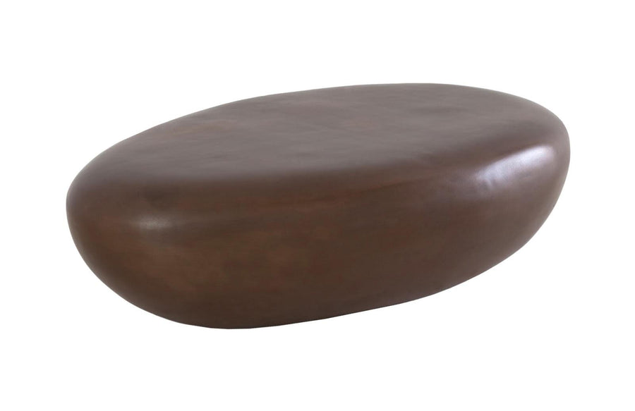 SwayLiving River Stone Coffee Table, Large, Resin, Bronze Finish COFFEE TABLES