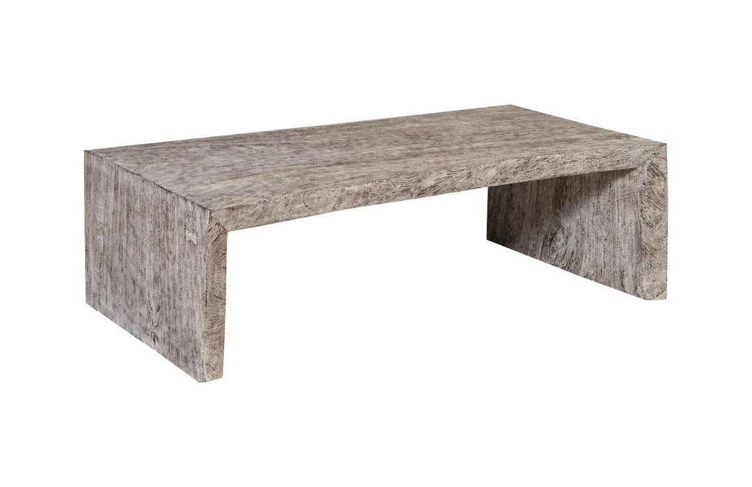 SwayLiving Waterfall Coffee Table, Gray Stone COFFEE TABLES