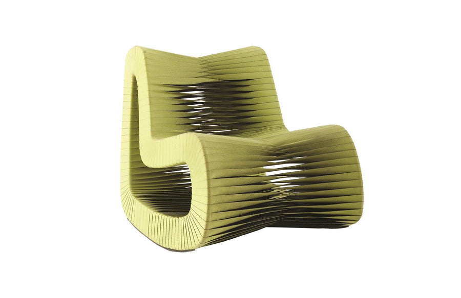 SwayLiving Seat Belt Rocking Chair, Green ACCENT + LOUNGE CHAIRS