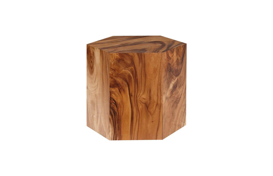 SwayLiving Honeycomb Side Table, Chamcha Wood, SM ACCENT TABLES