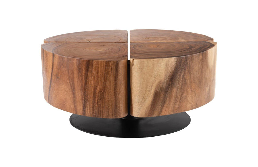 SwayLiving Clover Coffee Table, Natural COFFEE TABLES