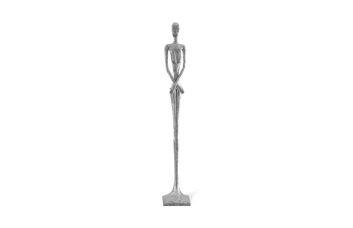 SwayLiving Lottie Sculpture, Resin, Silver Leaf DECORATIVE OBJECTS