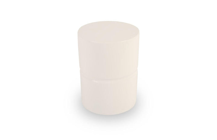 SwayLiving Stacked Stool, Gel Coat White OTTOMANS, POUFS, + STOOLS