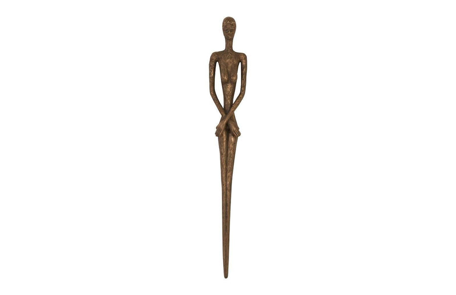 SwayLiving Lottie Wall Sculpture, Resin, Bronze Finish WALL ACCENTS