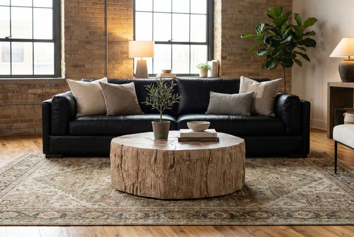 Converge Petrified Coffee Table in setting
