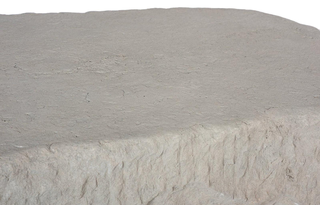 78"D x 44"W x 16"H/Roman Stone