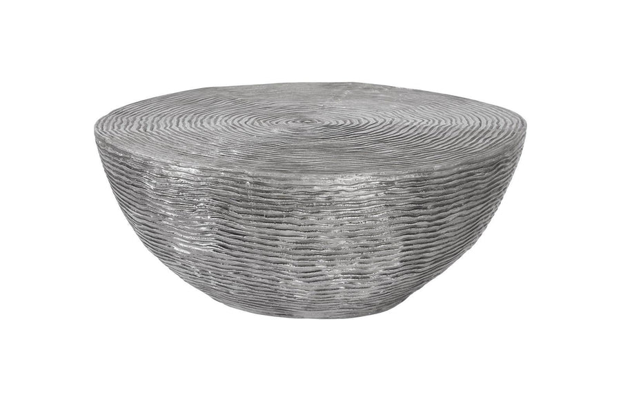 SwayLiving Ripple Coffee Table, Black/Silver, Aluminum COFFEE TABLES