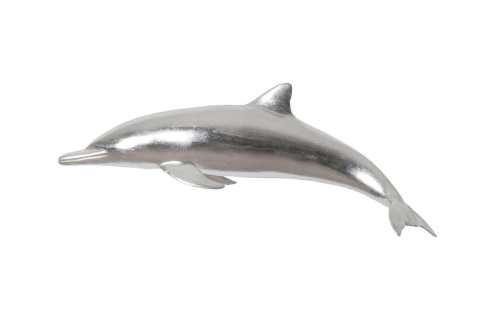 SwayLiving Dolphin, Silver Leaf WALL ACCENTS