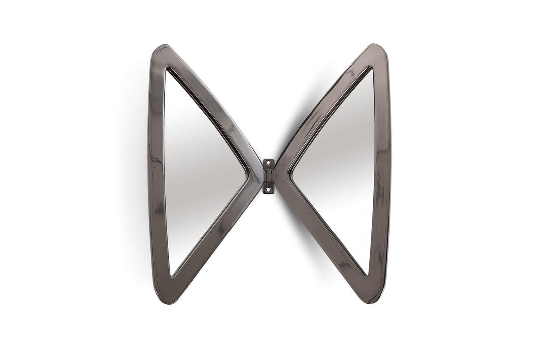 SwayLiving Butterfly Mirror, Plated Black Nickel WALL MIRRORS