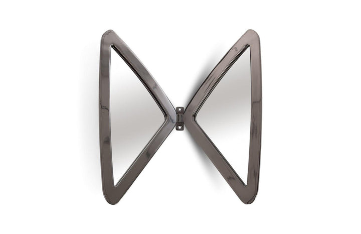 SwayLiving Butterfly Mirror, Plated Black Nickel WALL MIRRORS