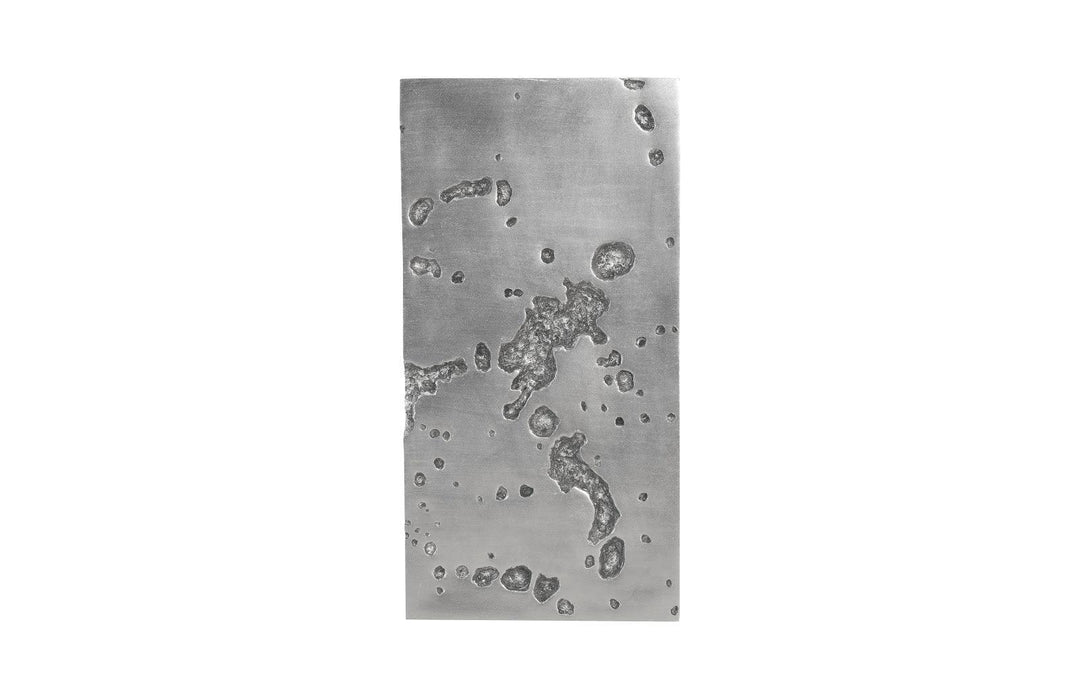 SwayLiving Splotch Wall Art, Rectangle, Silver Leaf WALL ACCENTS