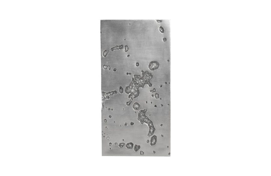 SwayLiving Splotch Wall Art, Rectangle, Silver Leaf WALL ACCENTS