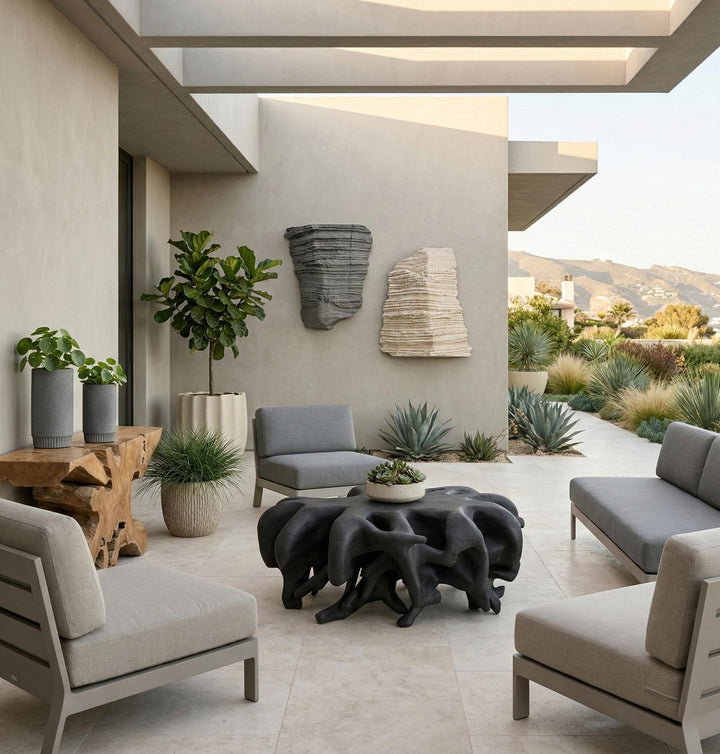 Cast Coffee Table in setting