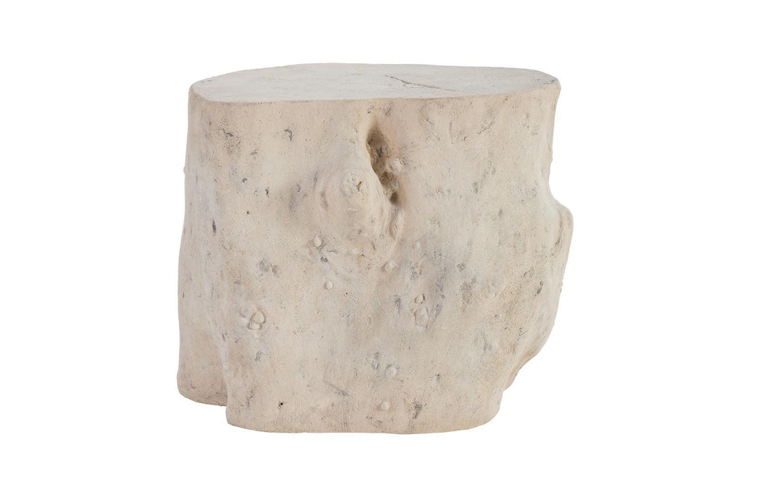SwayLiving Log Stool, Roman Stone, LG OTTOMANS, POUFS, + STOOLS