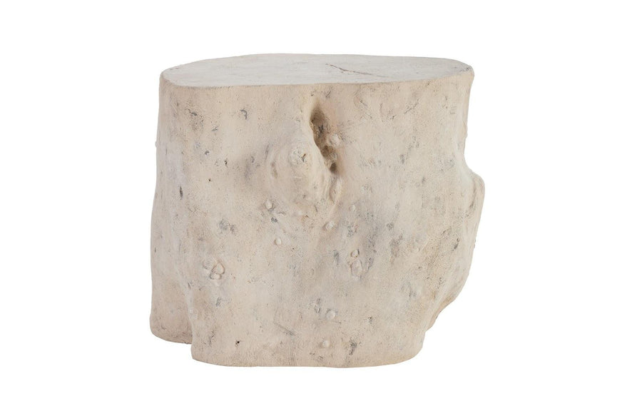 SwayLiving Log Stool, Roman Stone, LG OTTOMANS, POUFS, + STOOLS
