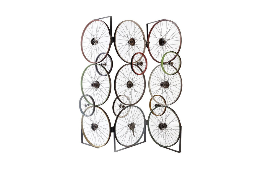SwayLiving Bicycle Wheel Screen, Assorted DECORATIVE OBJECTS
