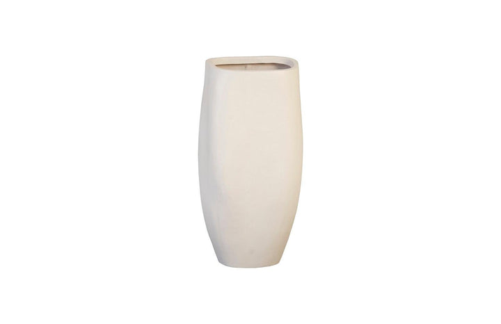 SwayLiving Claire Planter, Large, White PLANTERS
